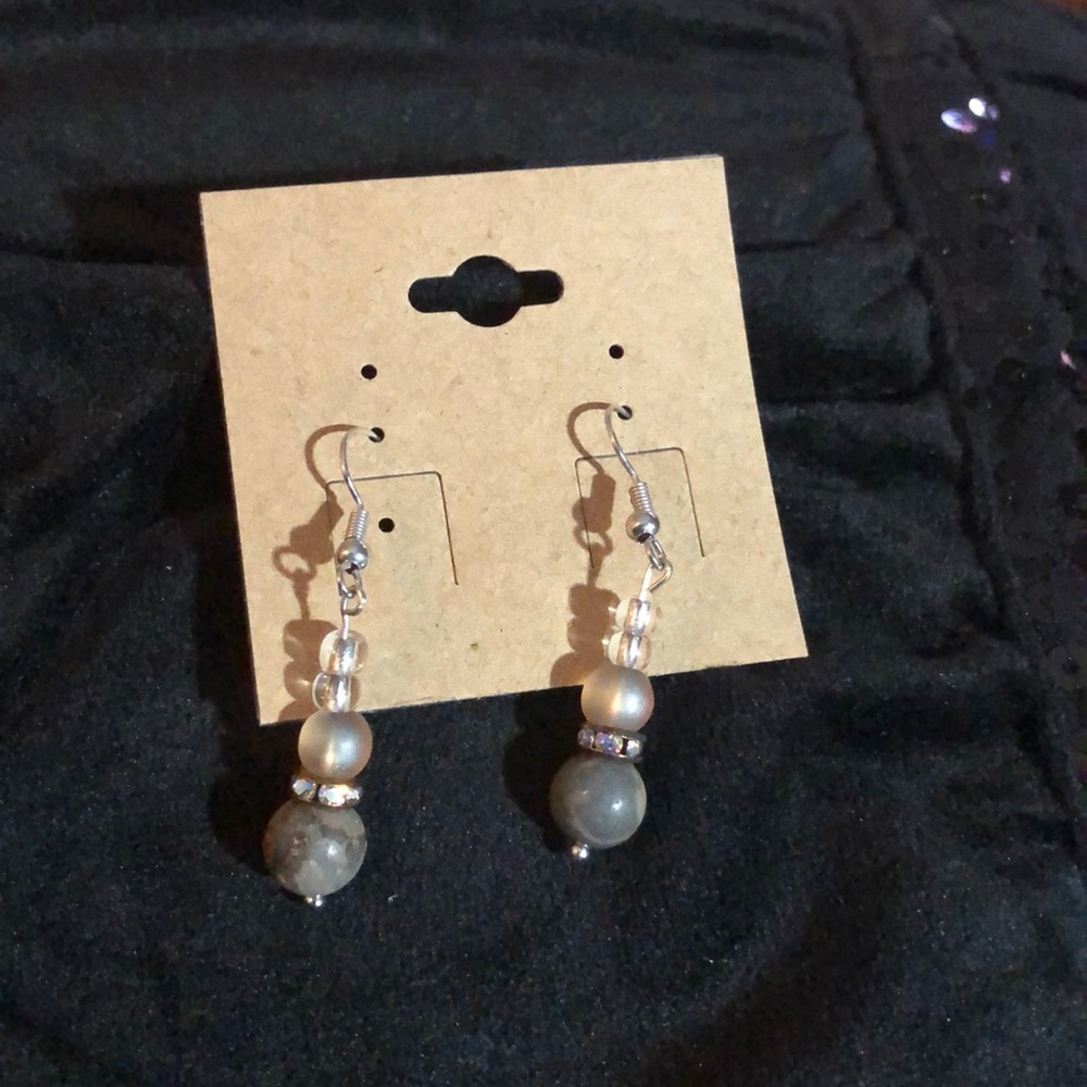 Handmade earthy tone earrings